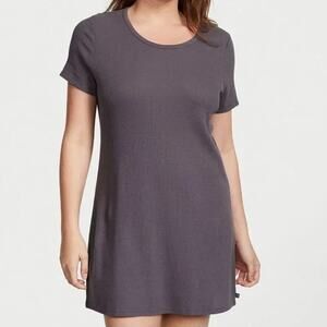 NWT Victoria's Secret Thermal Sleep Shirt Womens M Waffle Knit Loungewear